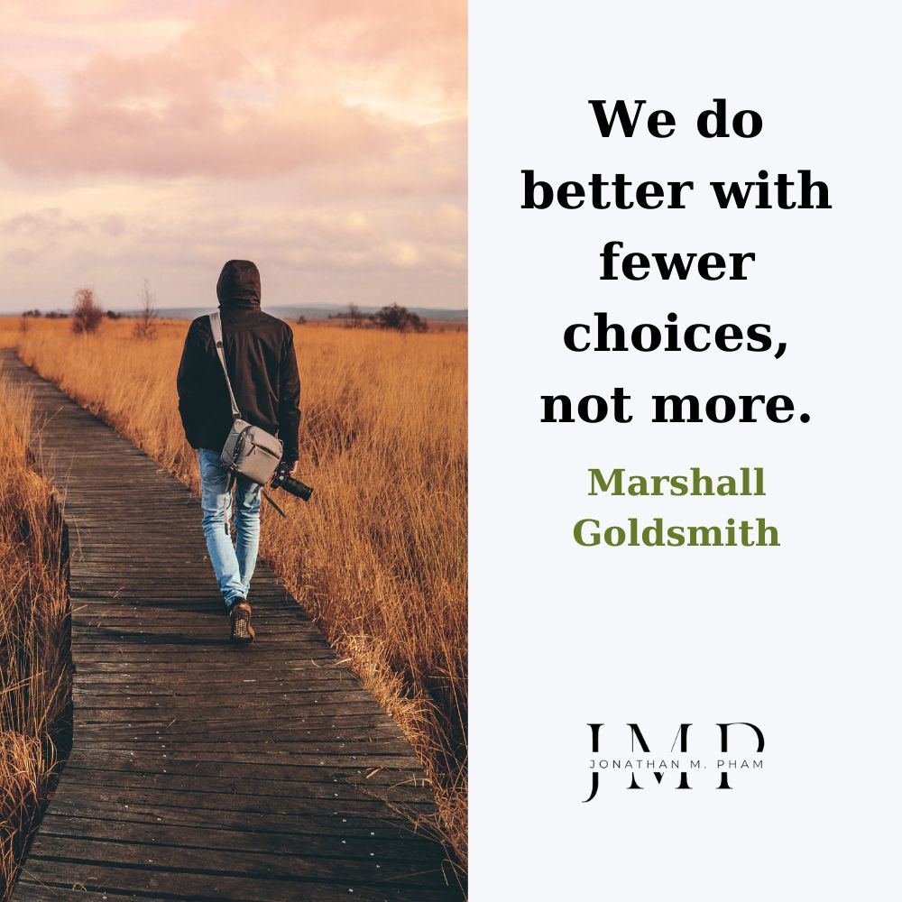 we do better with fewer choices