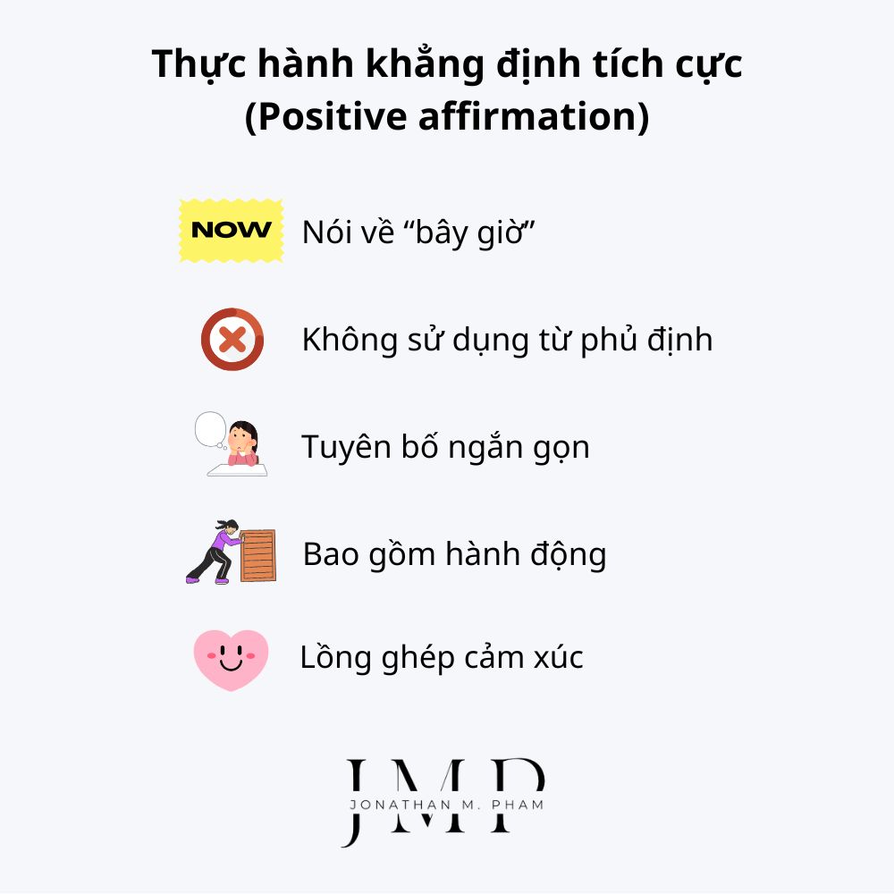 thực hành khẳng định tích cực (positive affirmation)