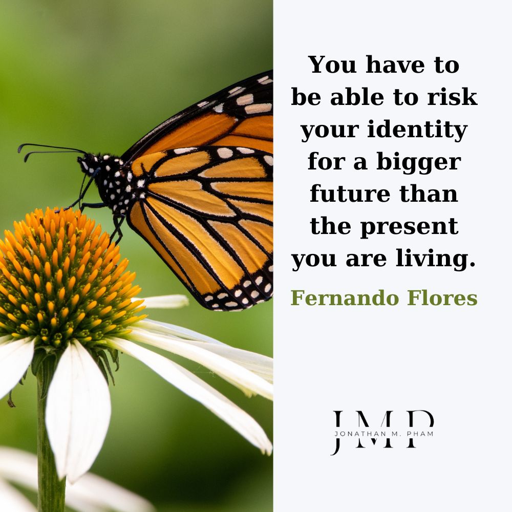risk your identity for a bigger future