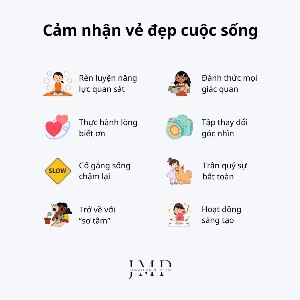 bí quyết cảm nhận vẻ đẹp cuộc sống
