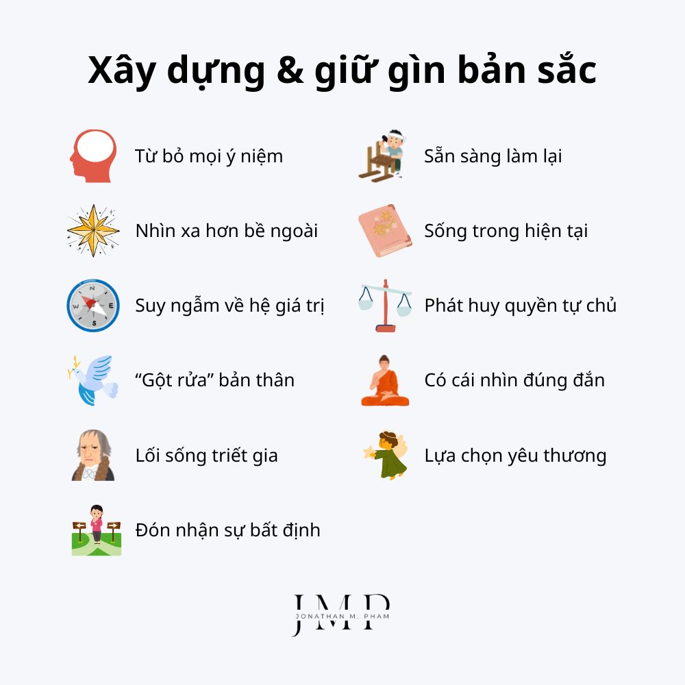 bí quyết xây dựng & giữ gìn bản sắc cá nhân