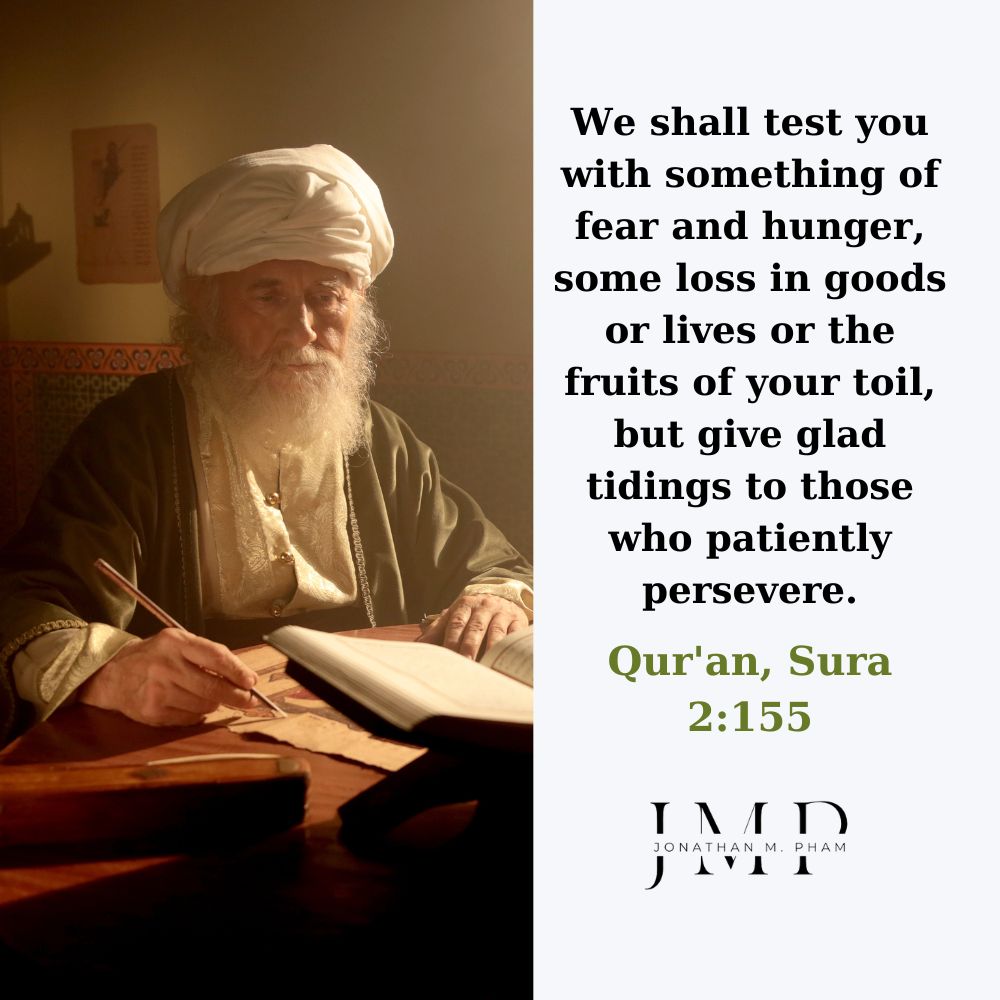 glad tidings to those who patiently persevere
