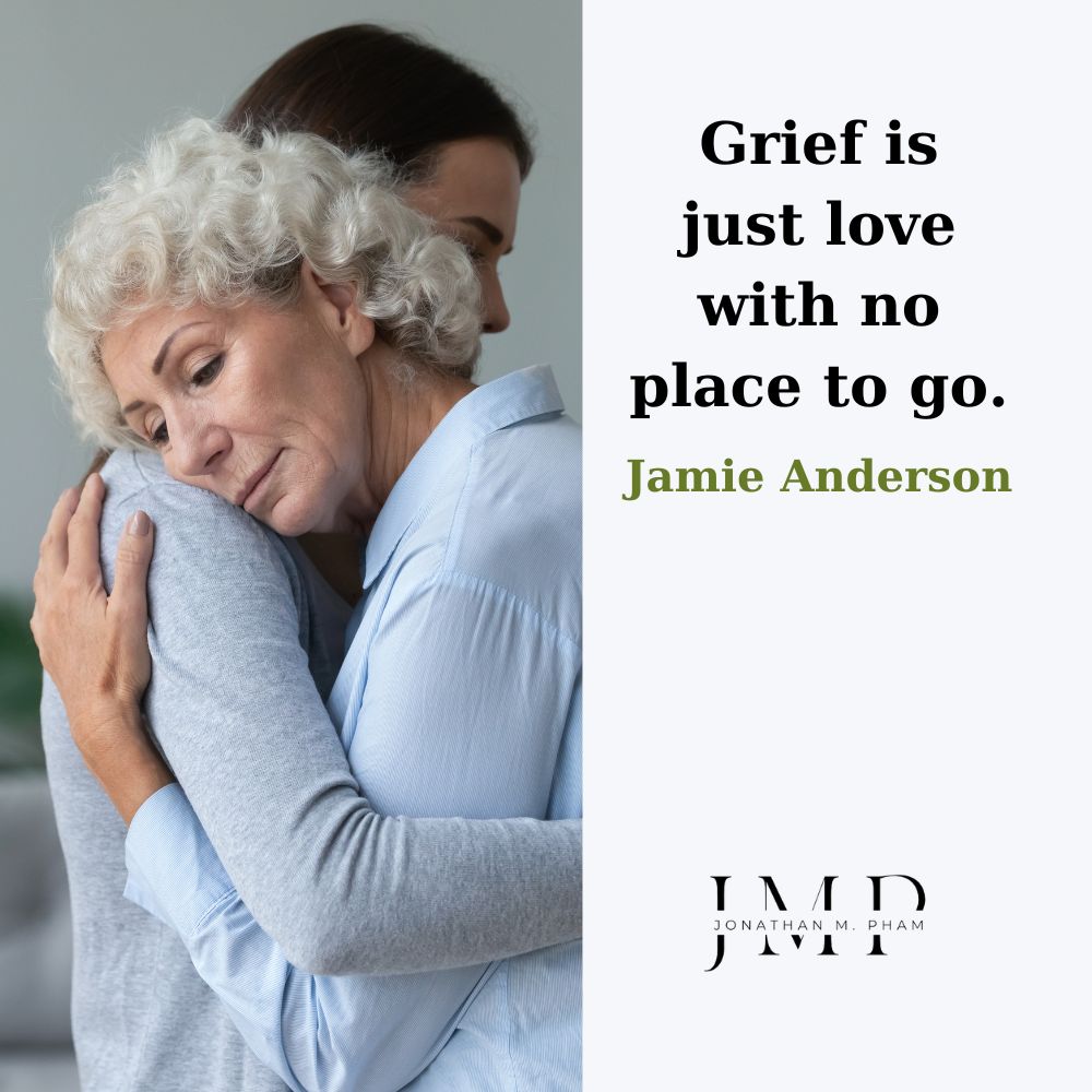 grief is just love