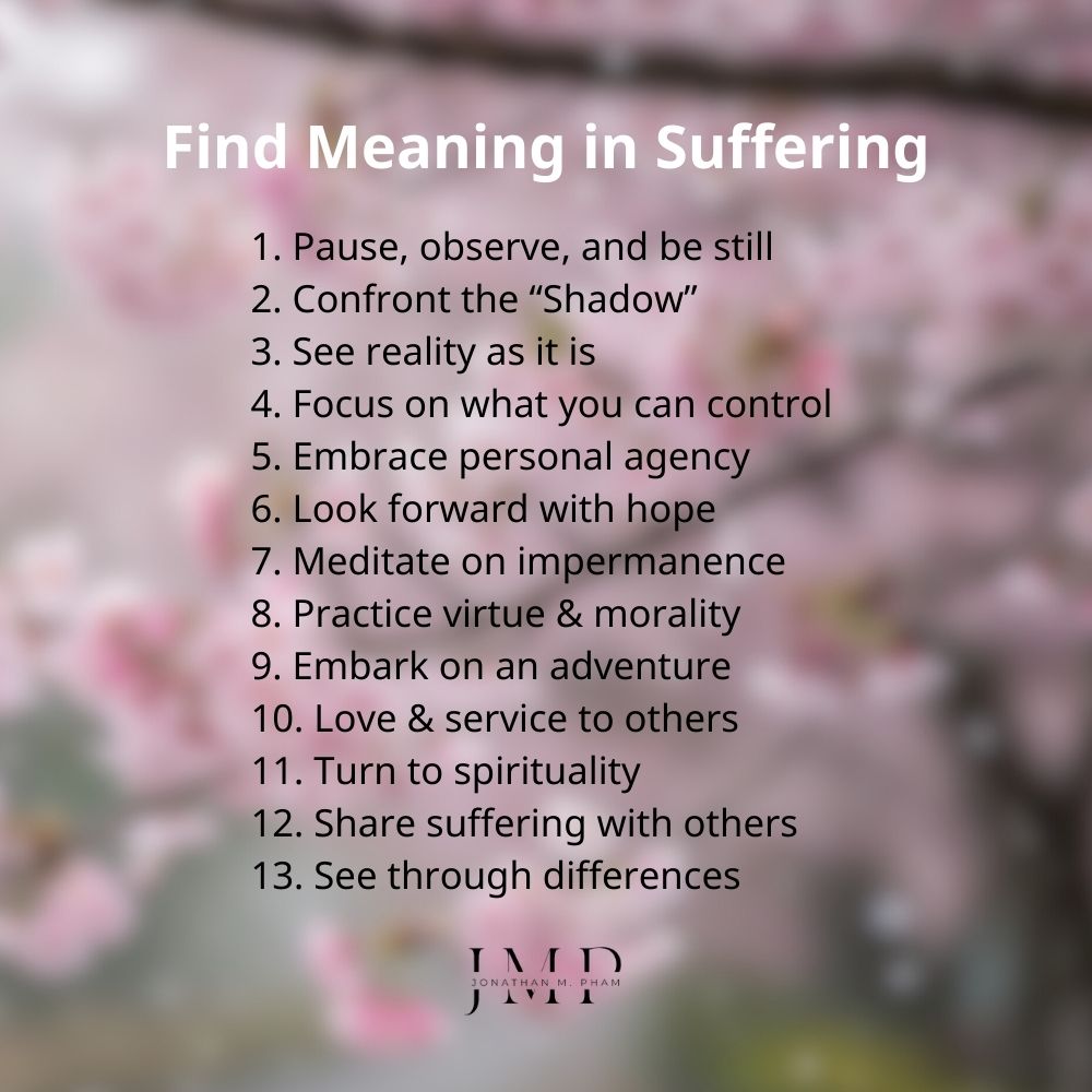 how to find meaning in suffering
