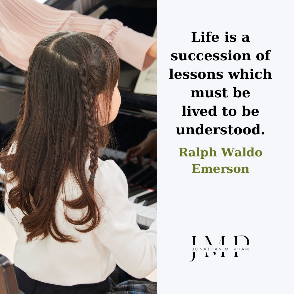 life is a succession of lessons