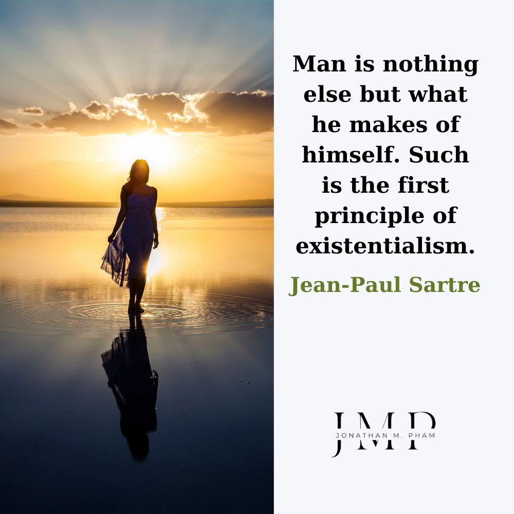 man is what he makes of himself