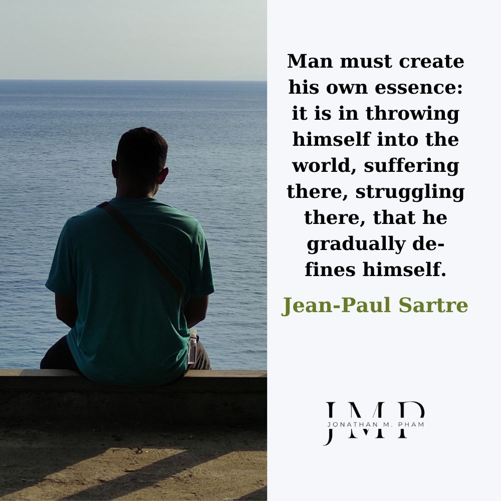man must create his own essence
