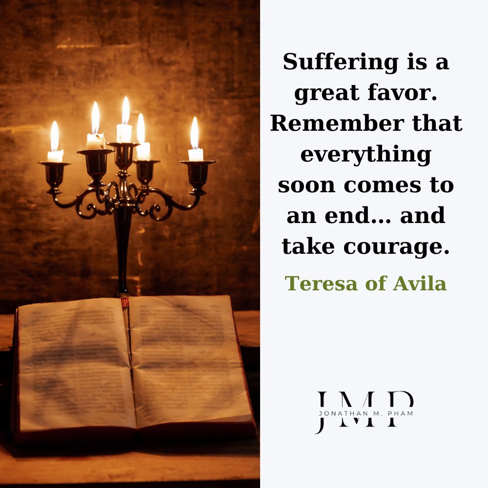 saint quotes on suffering