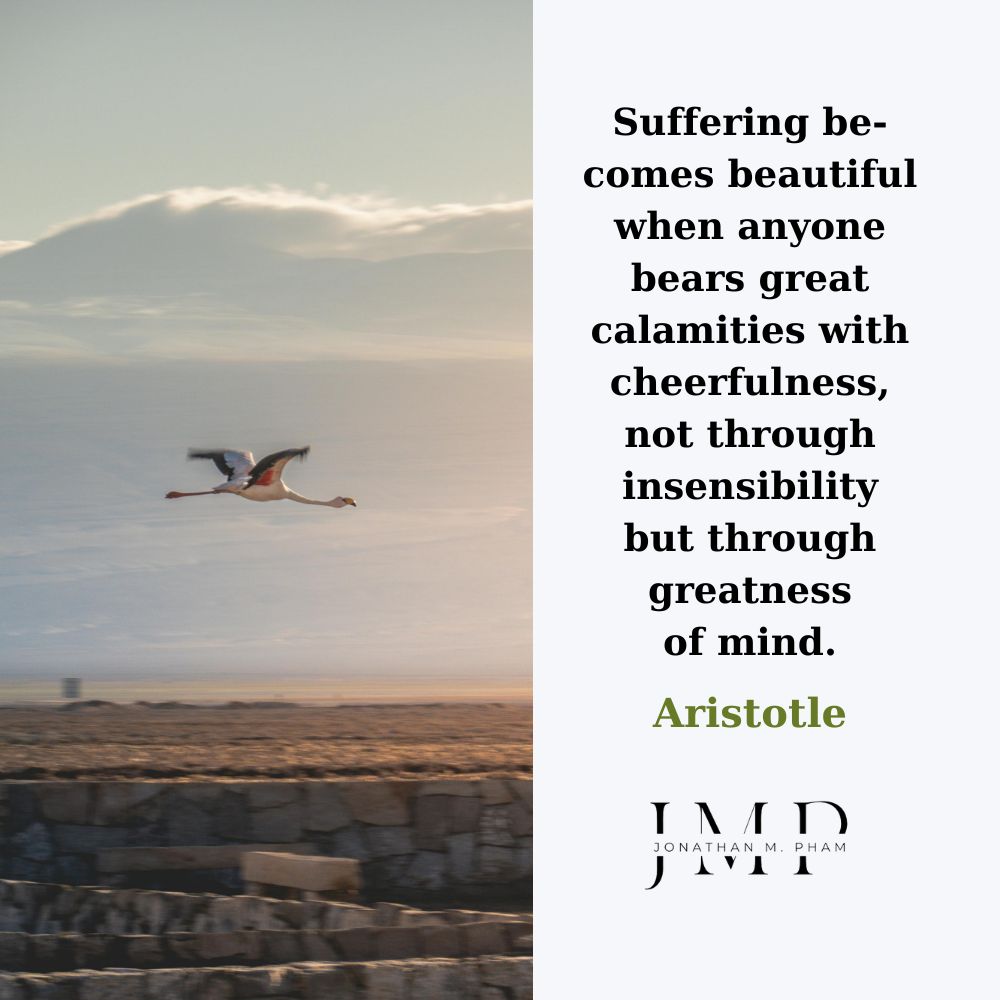 suffering becomes beautiful