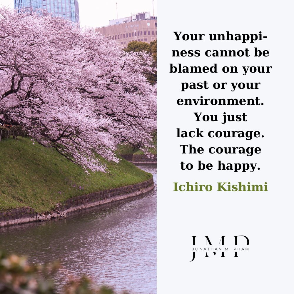 the courage to be happy