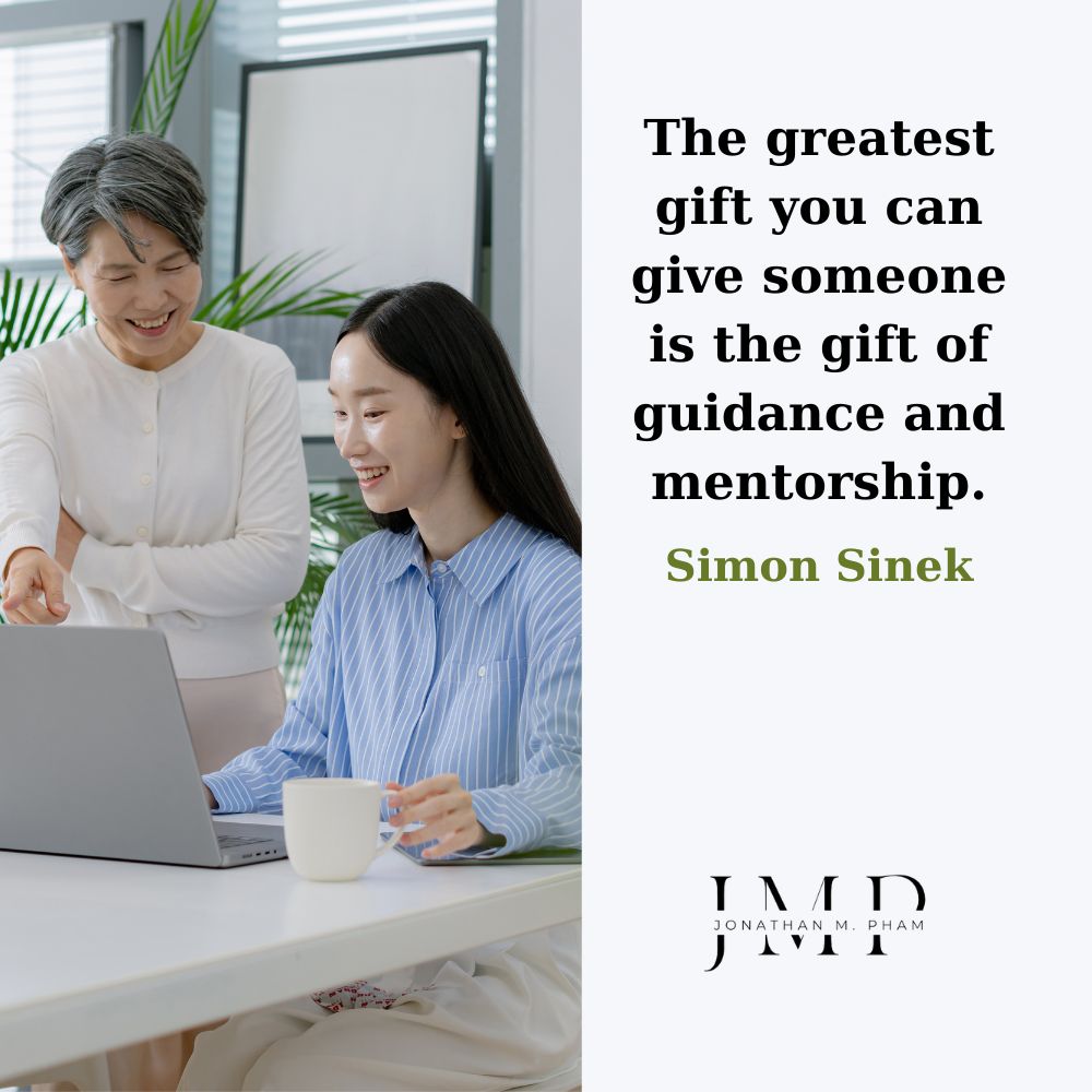 the gift of guidance and mentorship
