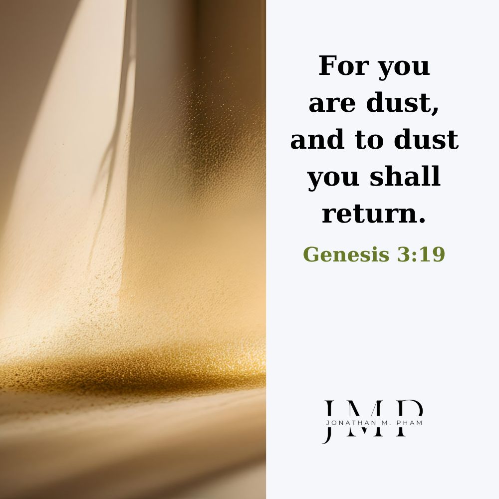 to dust you shall return