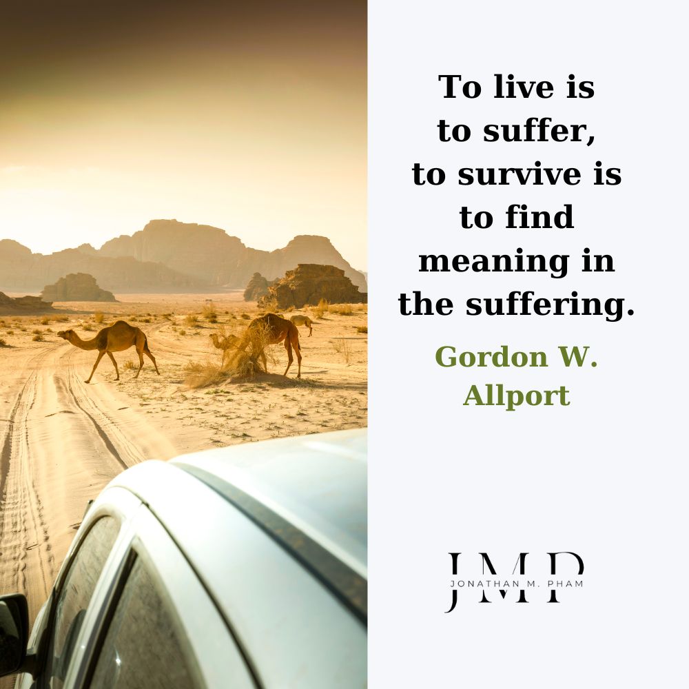 to live is to suffer