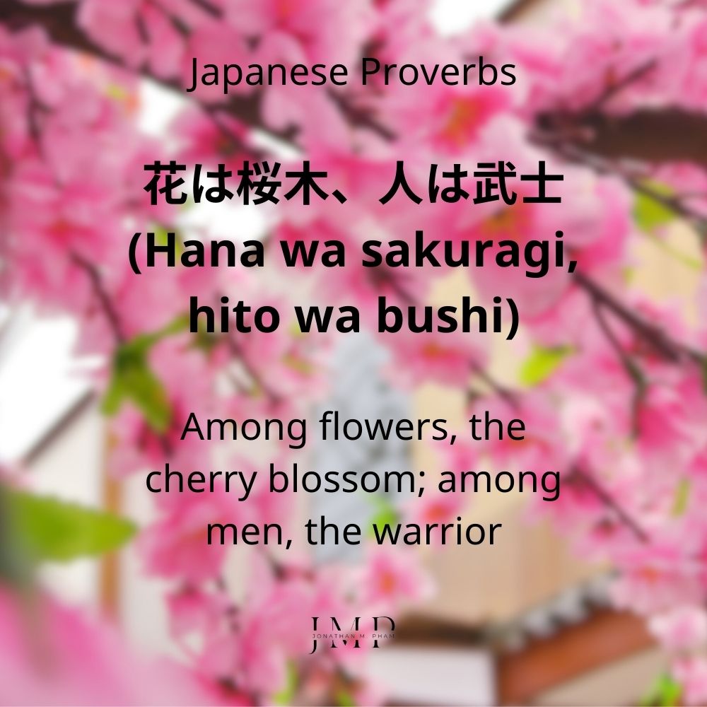 japanese warrior proverbs