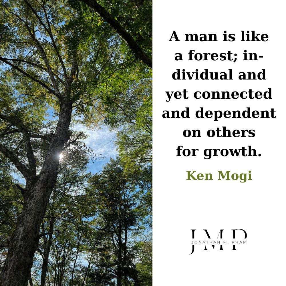 a man is like a forest