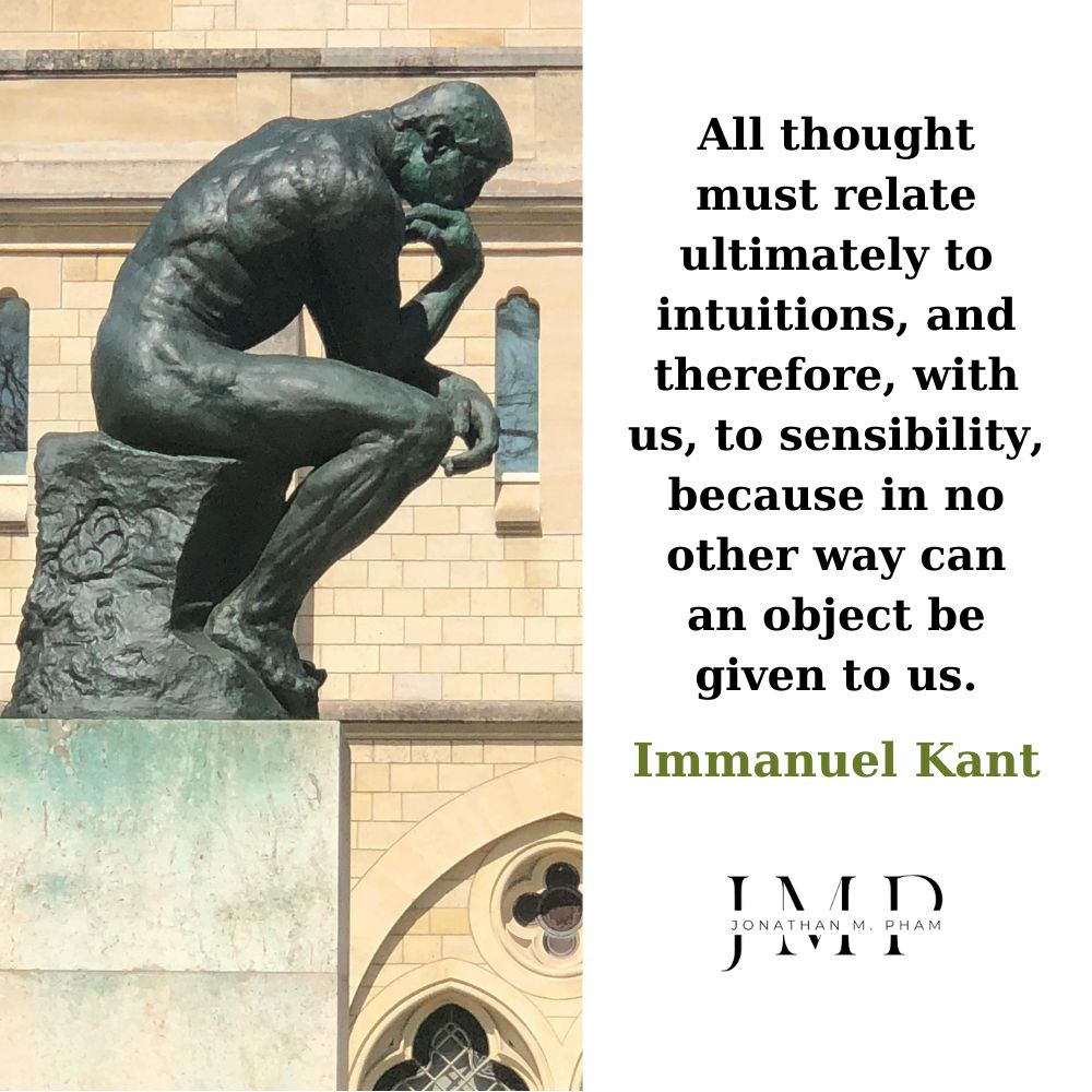 all thought must relate to intuitions
