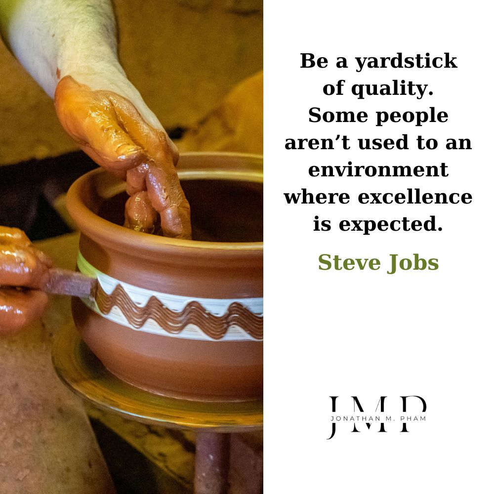 be a yardstick of quality