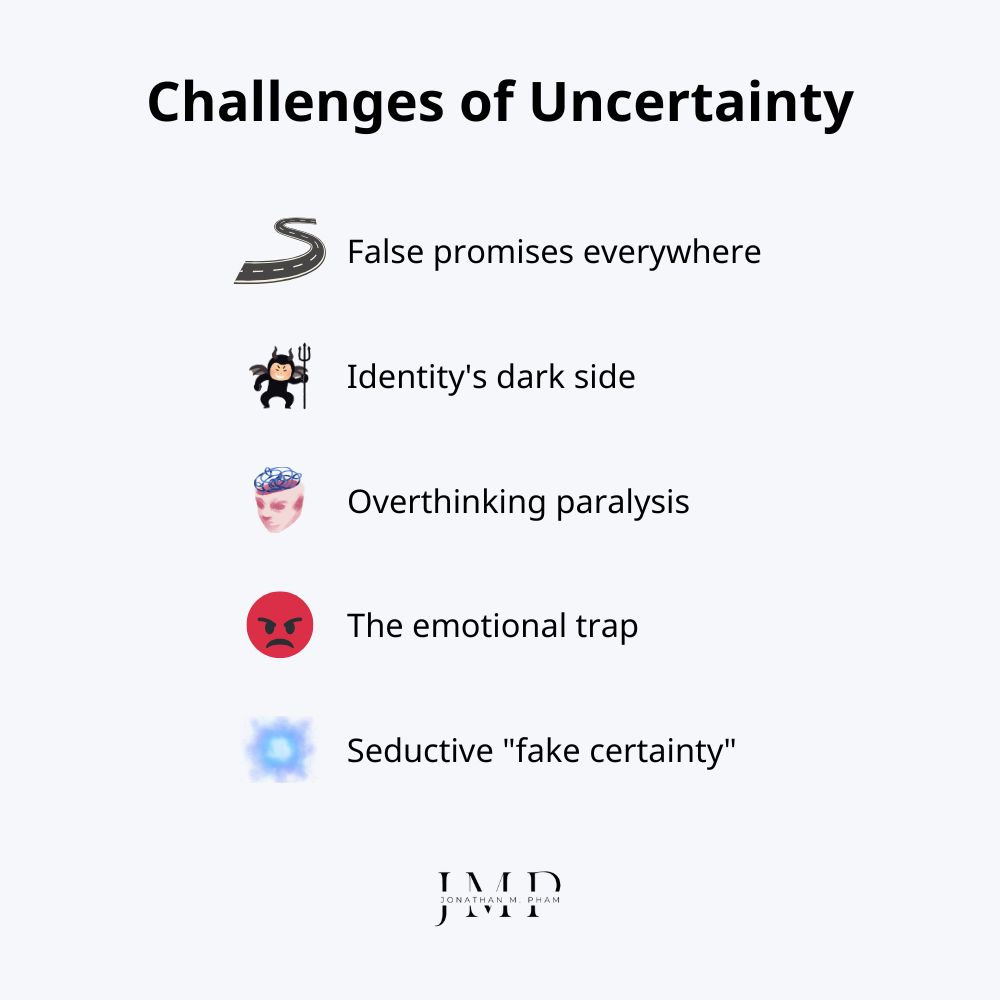 challenges of embracing uncertainty