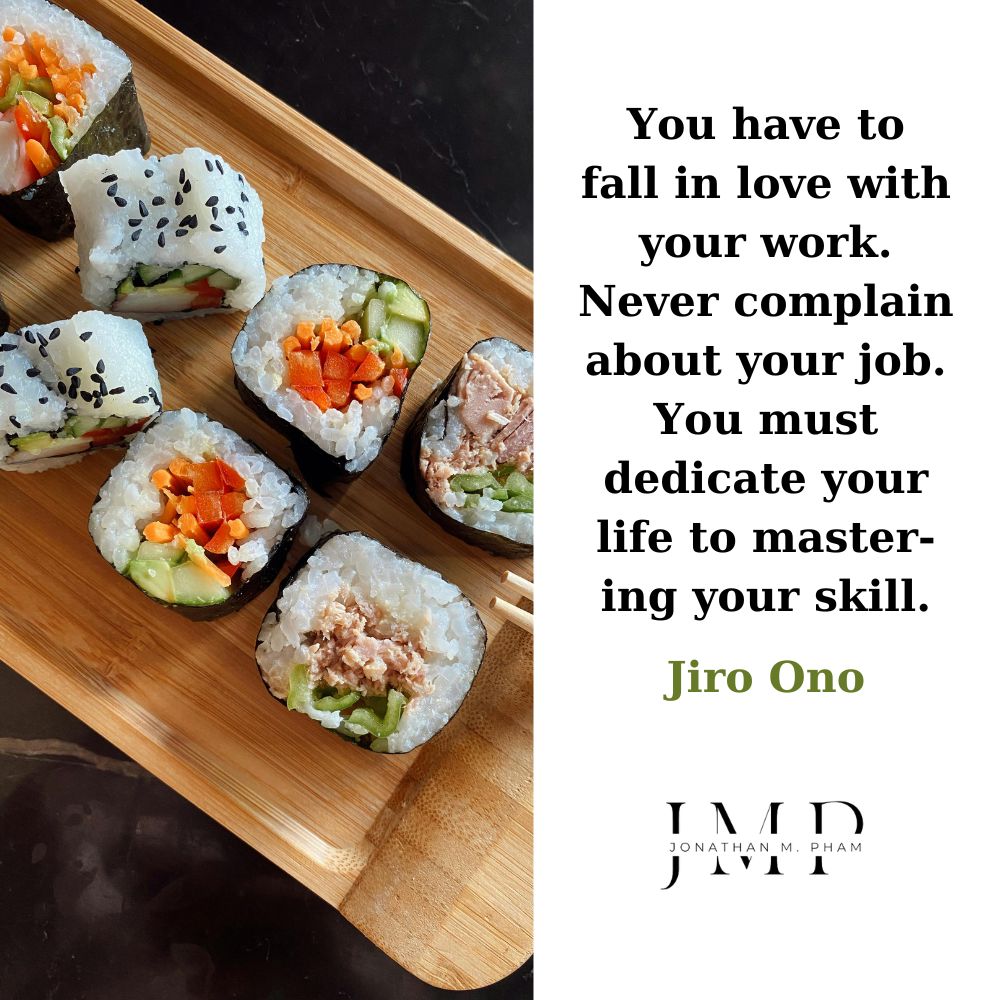 fall in love with your work