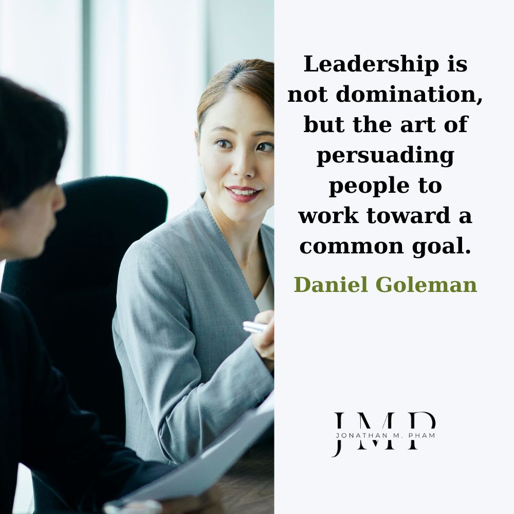 leadership is the art of persuading