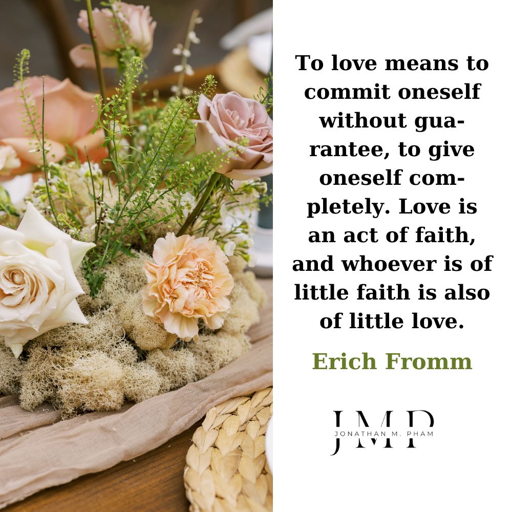 love is an act of faith