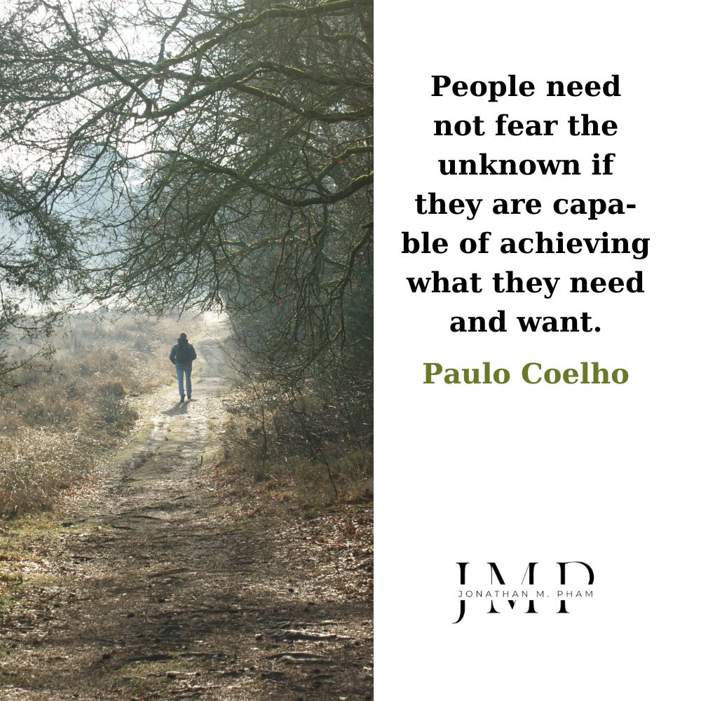 people need not fear the unknown