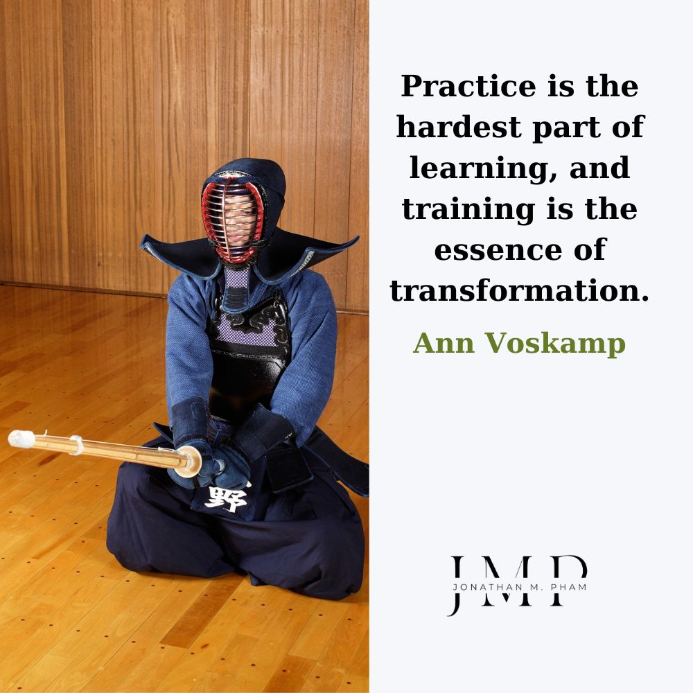 practice is the hardest part of learning