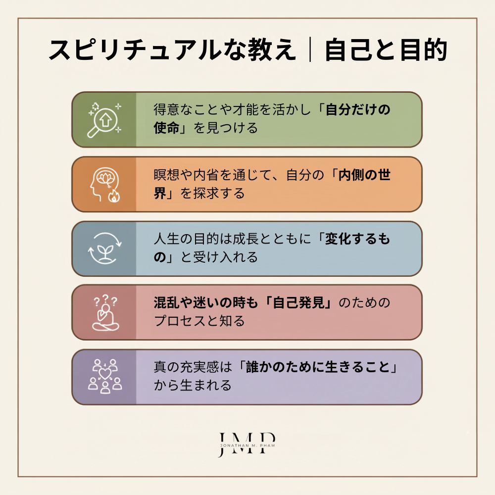 スピリチュアルな教え 自己発見と人生の目的