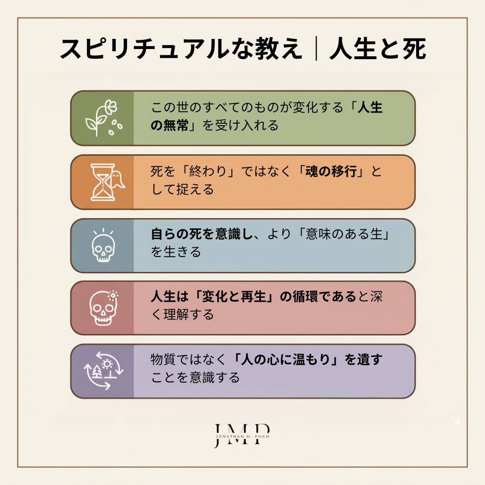 スピリチュアルな教え 人生と死