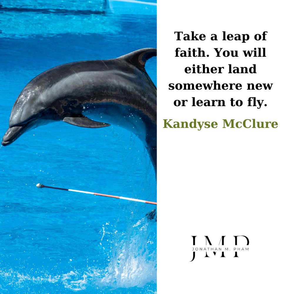 take a leap of faith