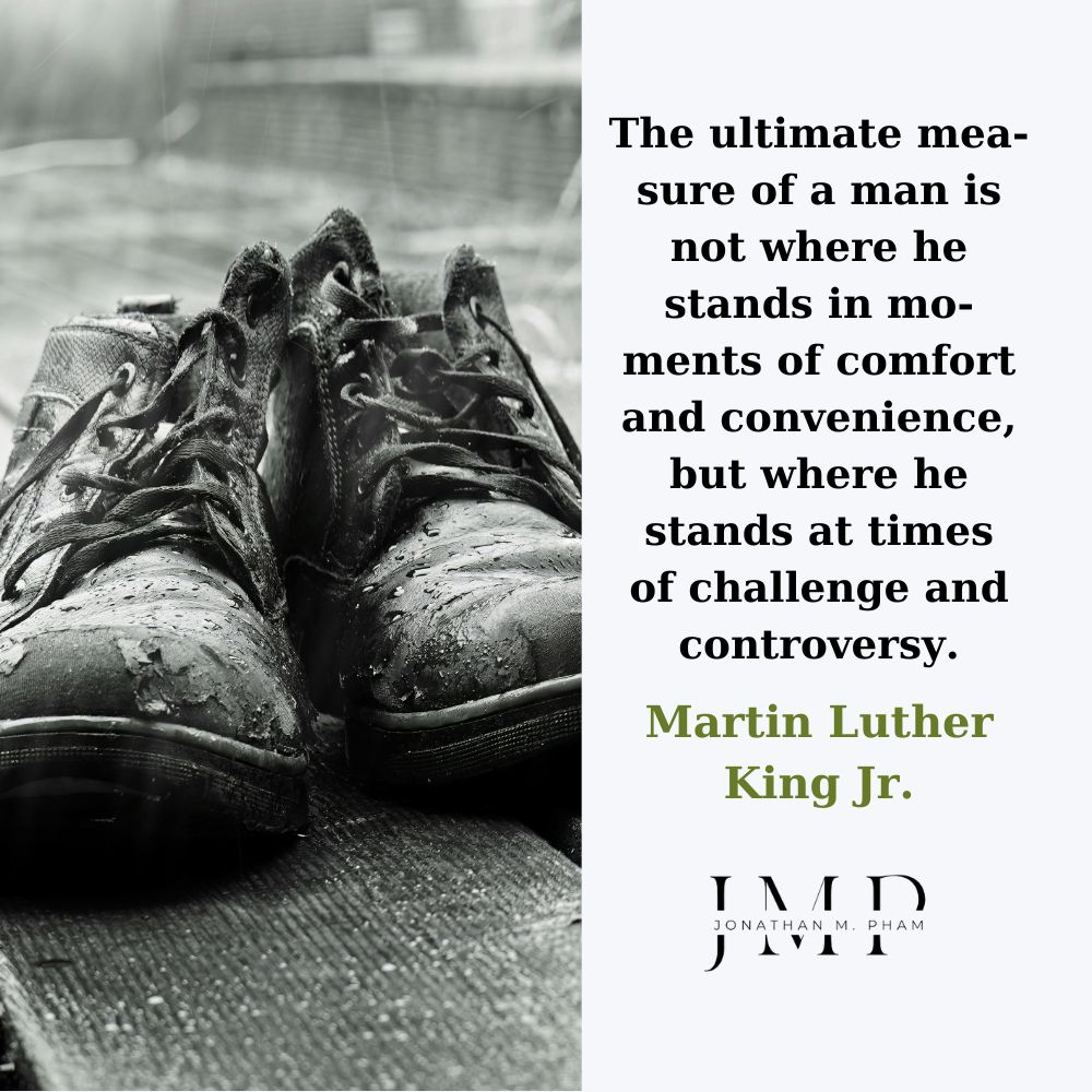 the ultimate measure of a man