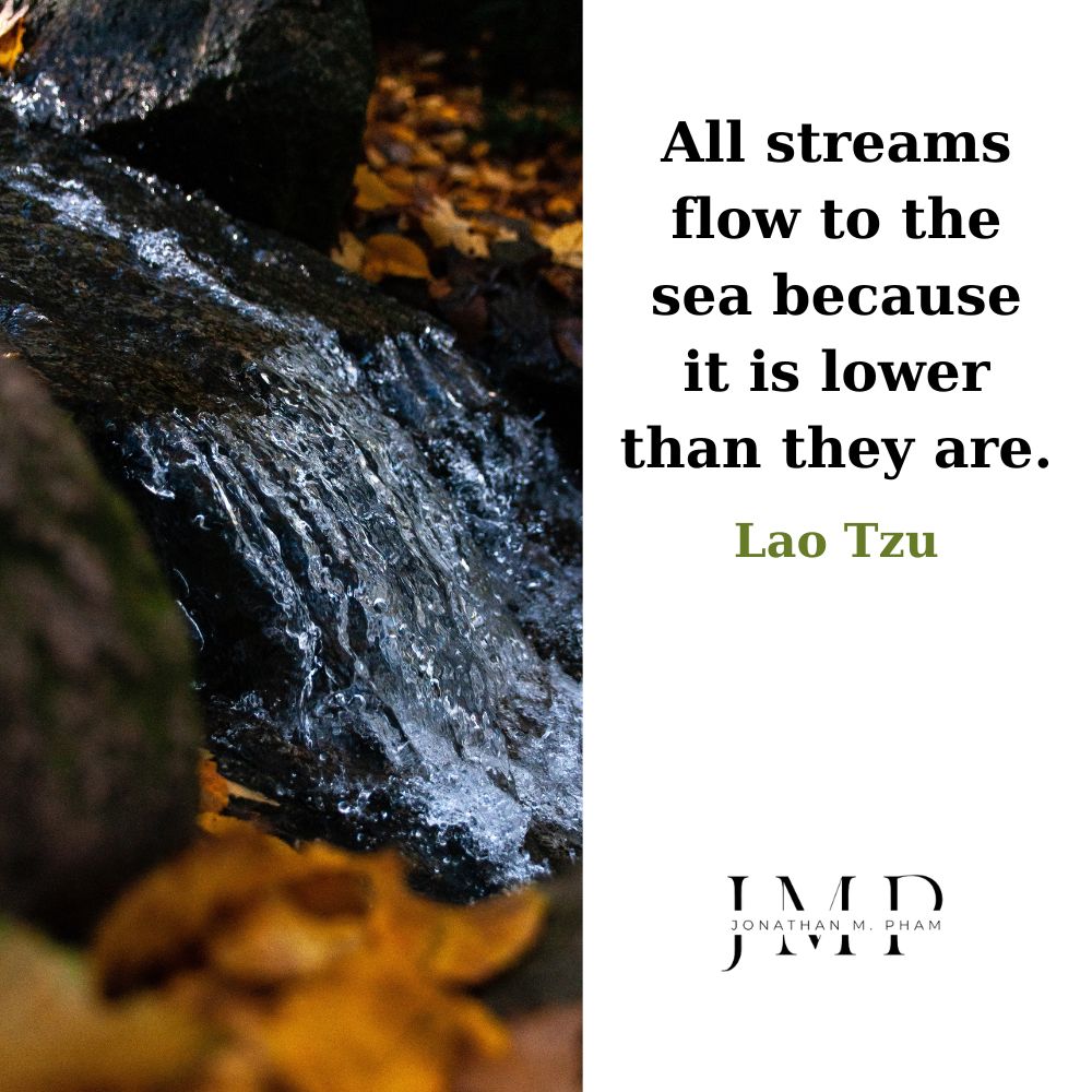 all streams flow to the sea