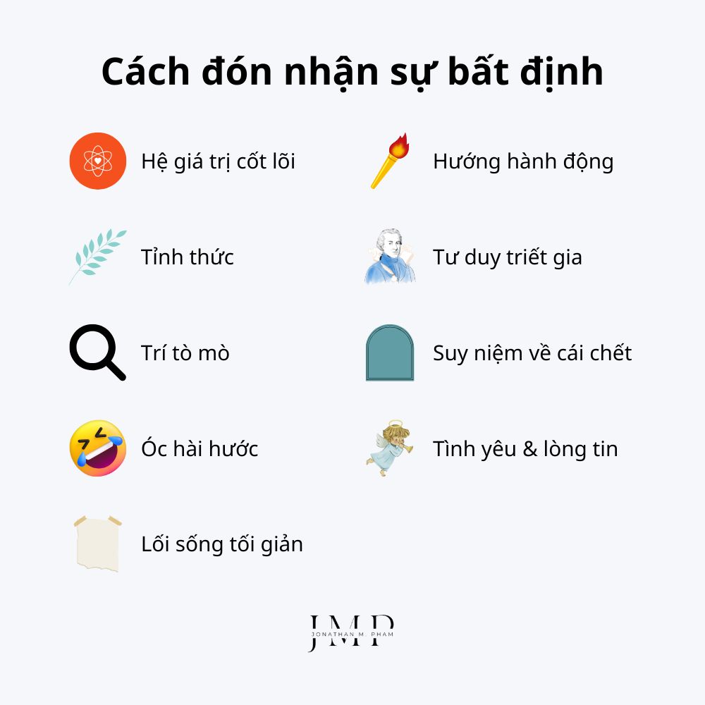 cách đón nhận sự bất định như bản chất của cuộc sống