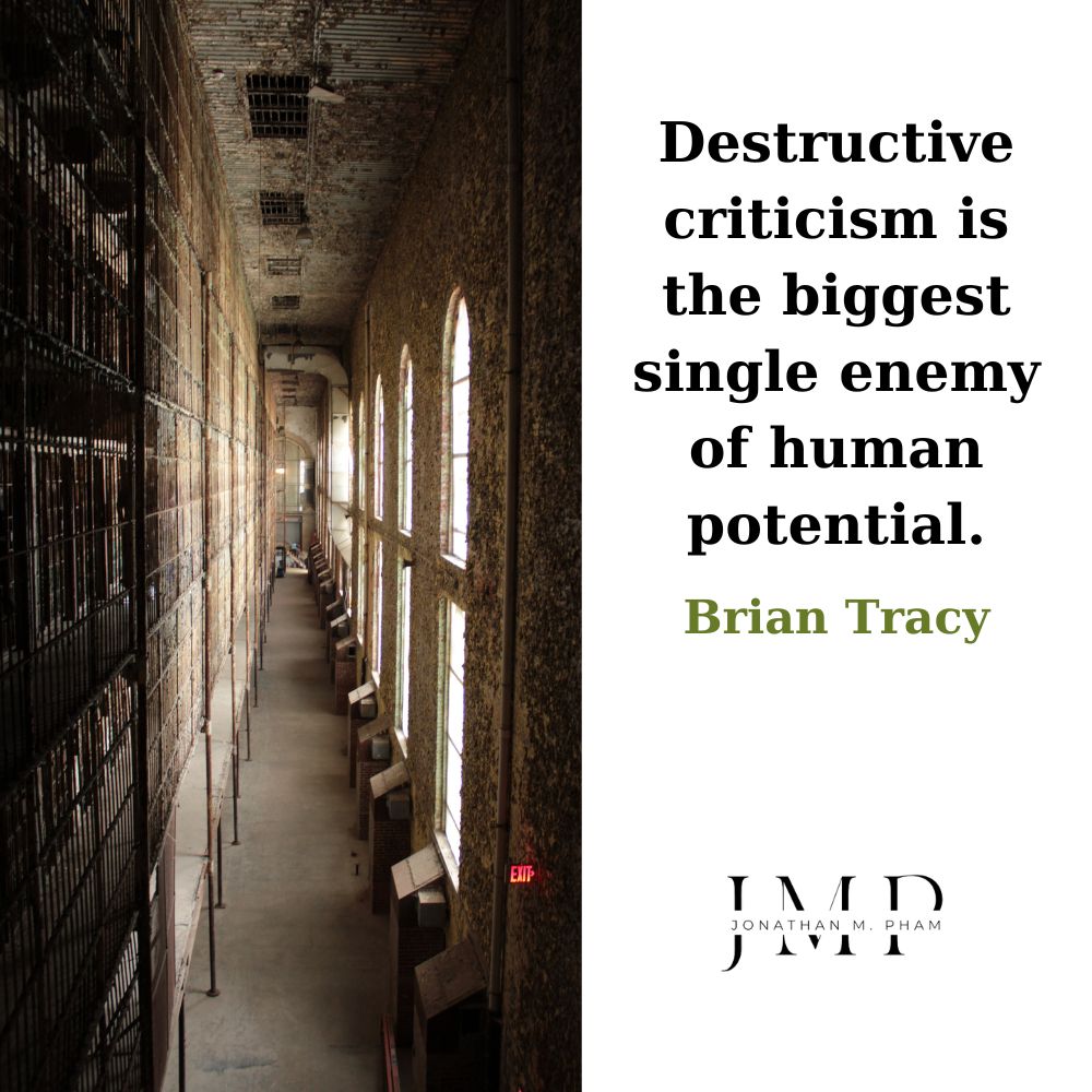 destructive criticism quote