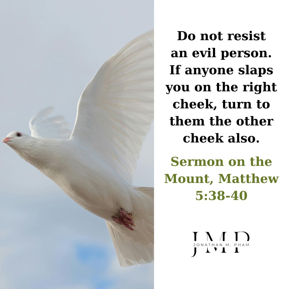 do not resist an evil person