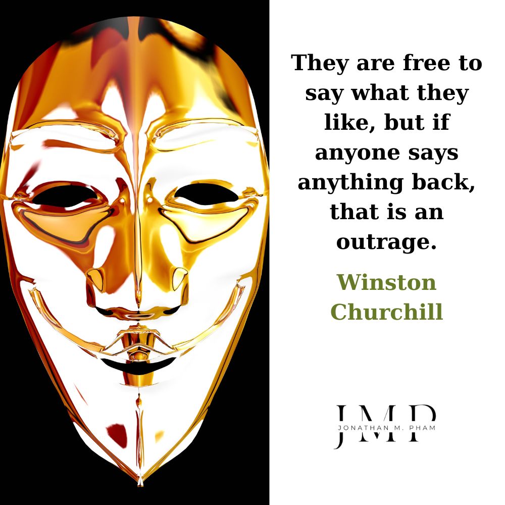 everyone is in favour of free speech