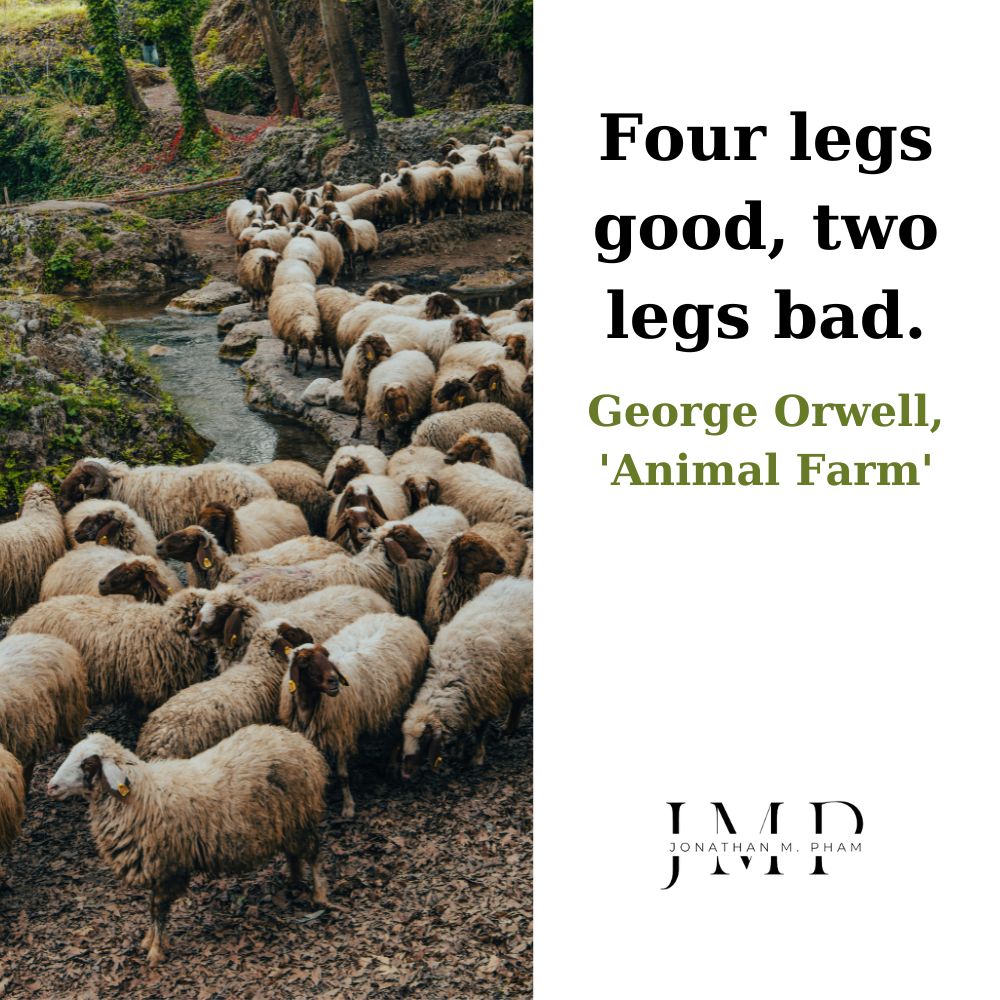 four legs good two legs bad