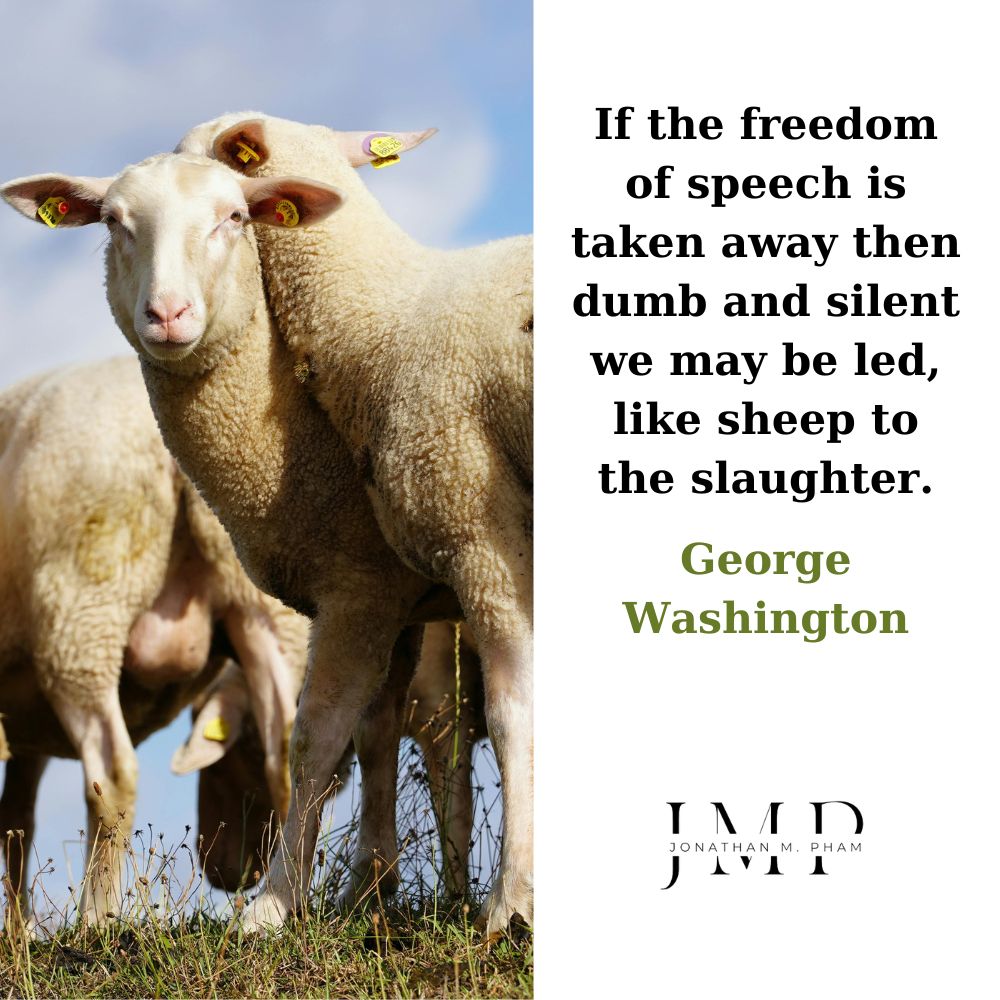 if the freedom of speech is taken away