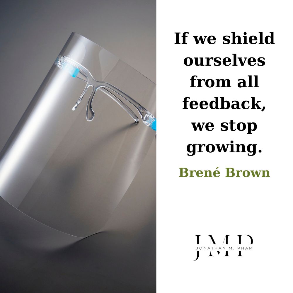 if we shield ourselves we stop growing