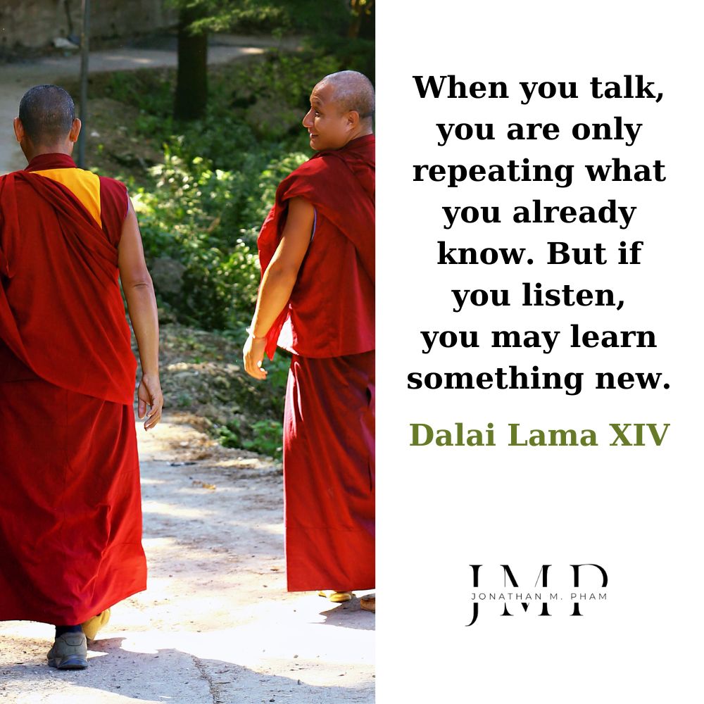 if you listen you may learn something new