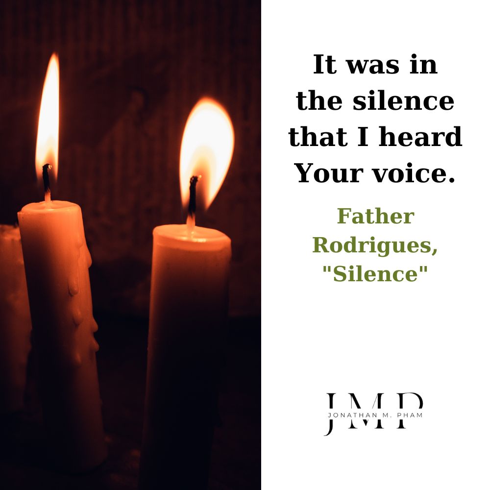 in the silence i heard your voice