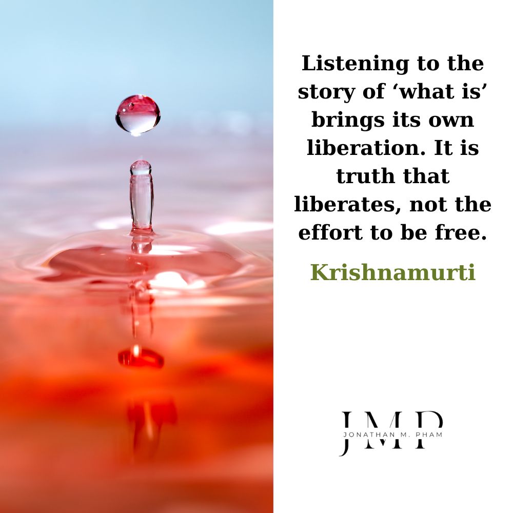 listening to the story of what is