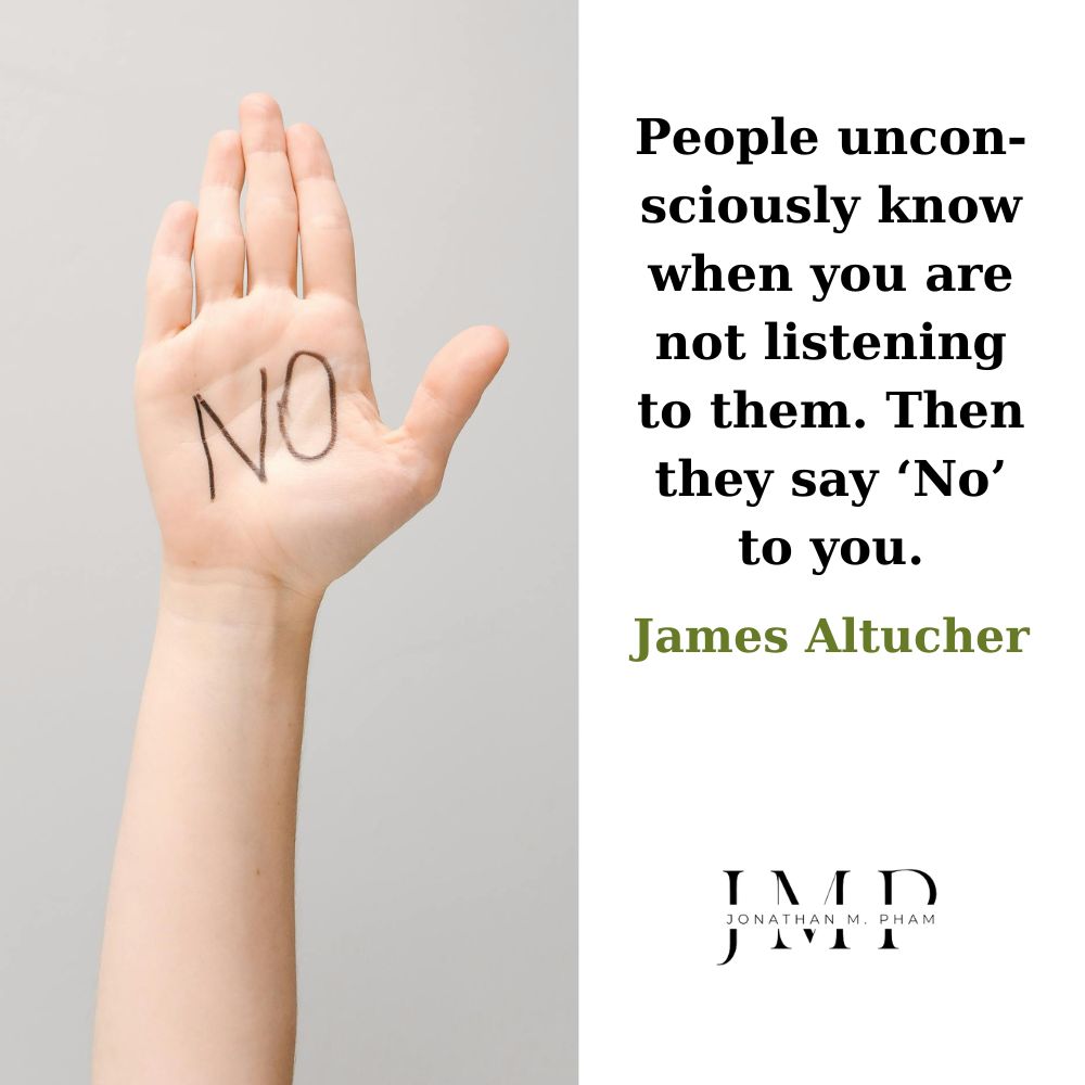 not listening quotes