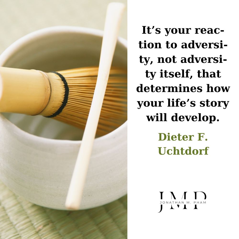 reaction to adversity quotes