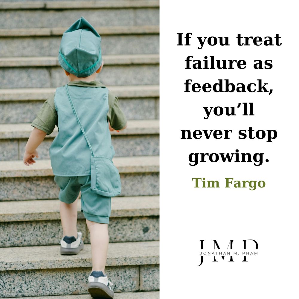 treat failure as feedback