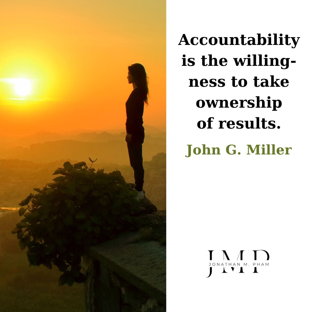 accountability willingness to take ownership of results
