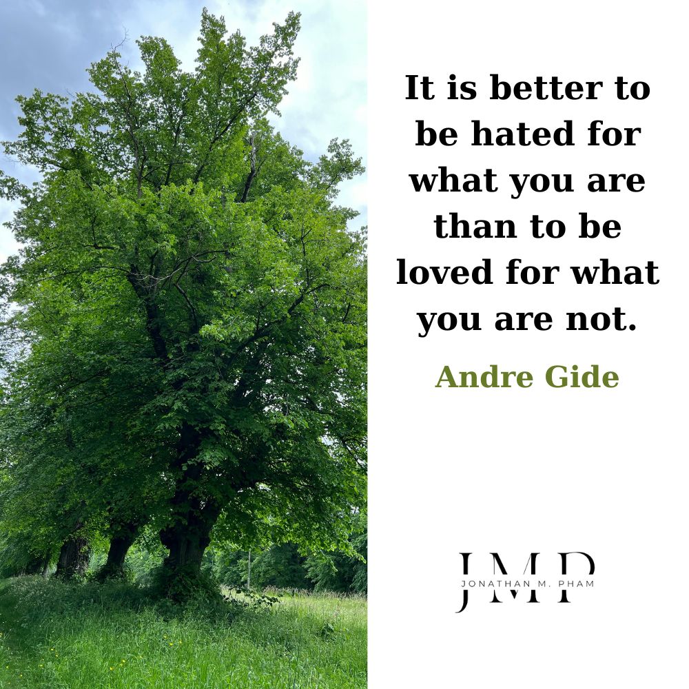 be hated for what you are