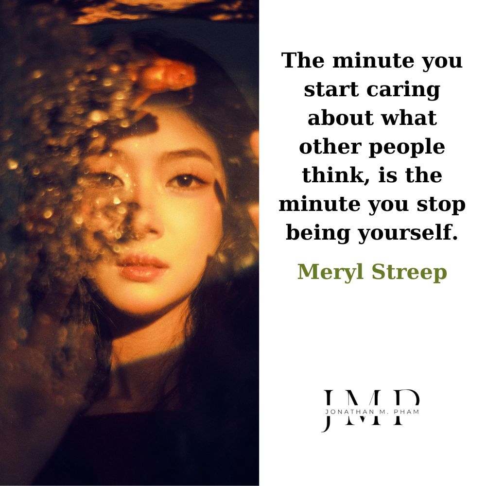 caring about what other people think