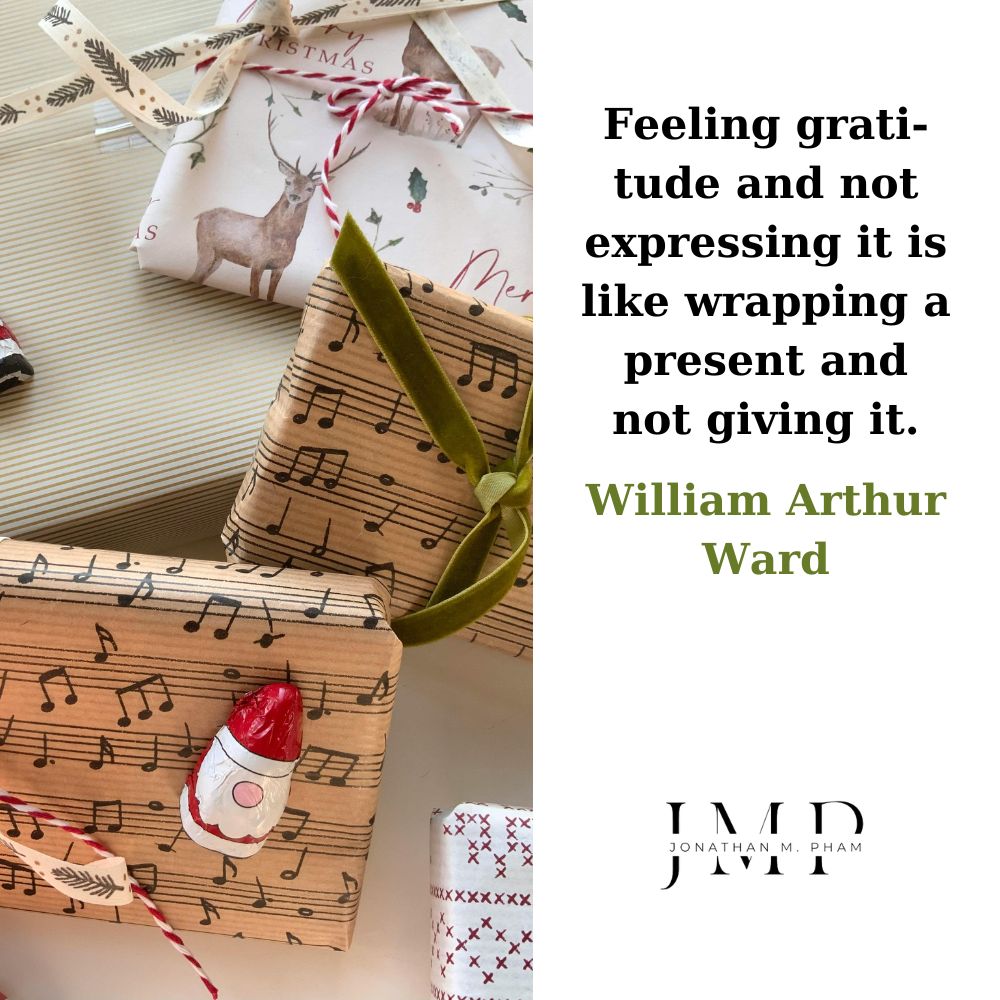 feeling gratitude and not expressing it