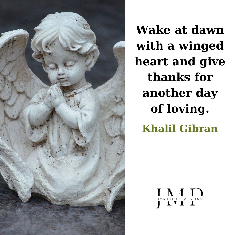 give thanks for another day of loving